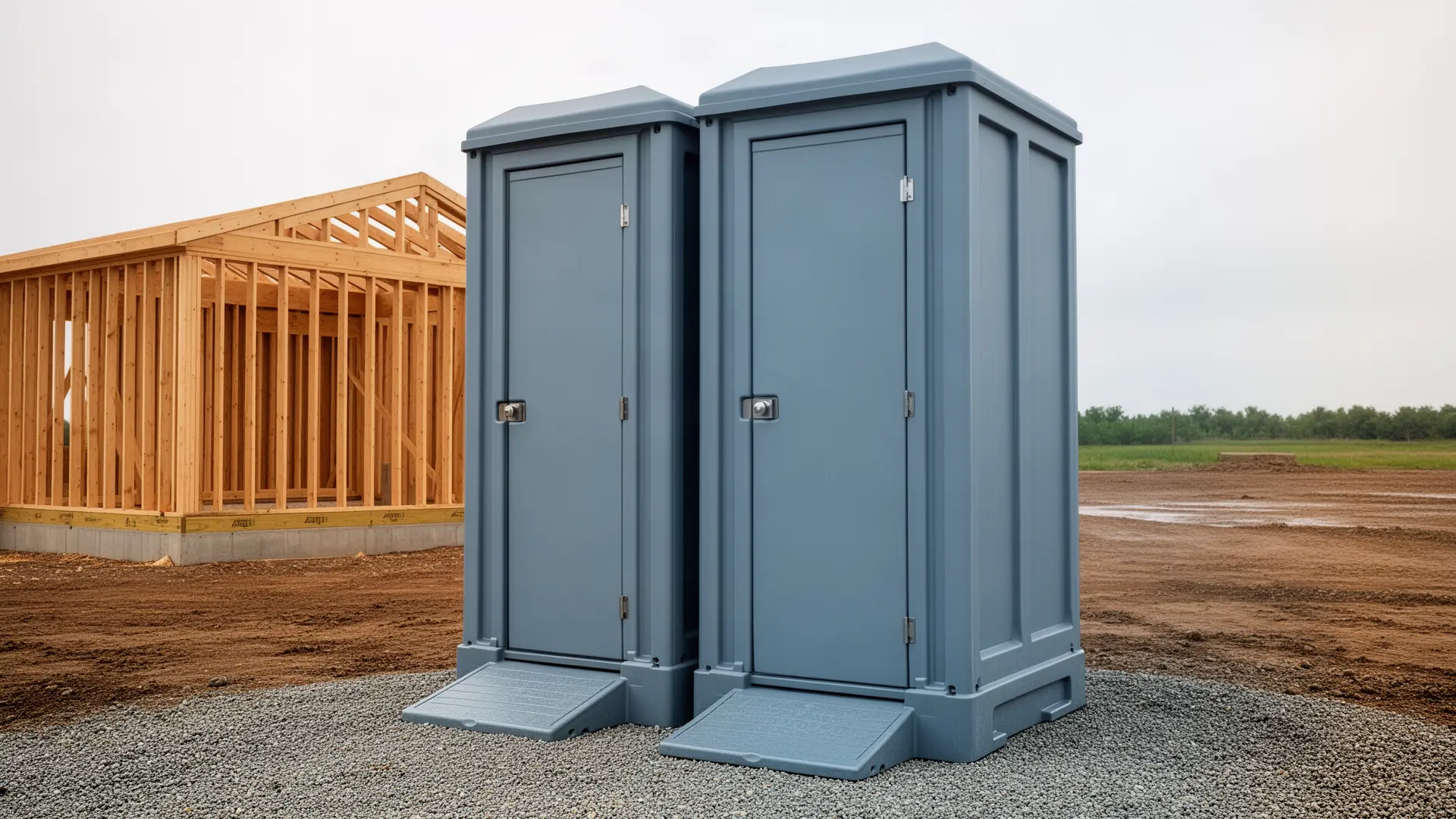 Clean porta potty unit from White Pines Porta Potties in Houston, TX